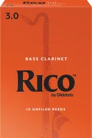 REA1030 Rico Трости для кларнета бас, размер 3.0, 10шт, Rico