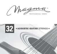 Magma Strings GA032PB - Струна одиночная для акустической гитары 32, Серия: Phosphor Bronze, Калибр: 32, Обмотка: фосфористая бронза.