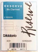 DCR02405 Reserve Трости для кларнета Bb, размер 4.0+, 2шт., Rico