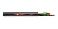 Triokablo HBC-315-100 - Гибридный кабель, микрофонный кабель 2x0,22 мм.кв. + электрический 3х1,50 мм.кв.,  100м