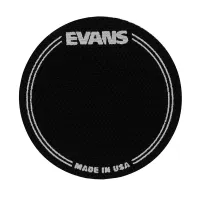 EVANS EQPB1 наклейка черная круглая на рабочий пластик бас-барабана (2 шт.)