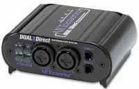 ART AV Direct - Аудио/видео директ-бокс, 20-20000 Гц, XLR выход, Stereo RCA, 1/8", 1/4" TRS линейные входы, 1.4" TS и зажимные клеммы входов сигнала громкоговорителей, регулятор уровня выходного сигнала, переключаемый фильтр среза ВЧ 4.8 кГц