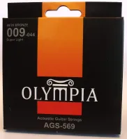 Olympia AGS569 струны для ак. гитары Bronze (9-12-22-28-35-44)