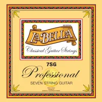 7SG Комплект профессиональных струн для классической 7-струнной гитары La Bella