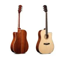 Oriental Cherry W-610S-40 Гитара акустическая 40", с вырезом, верхняя дека цельная ель, обечайка и нижняя дека орех, гриф махагони, накладка грифа палисандр, покрытие лак, цвет натуральный