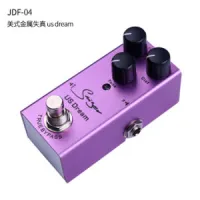 JDF-04 педаль гитарного эффекта US Dream Distortion, переключение True Bypass, компактный корпус, Smiger
