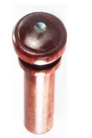 Strap pin Acura GP-T22 - Rosewood acoustic guitar endpin for strap or tailpiece with abalone inlay