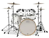 DW DDLG2214WH Ударная установка Design Series Standard, 22-10"-12"-16" без стоек и малого, белая