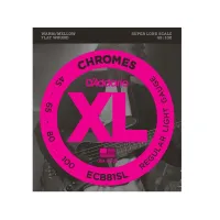 D'ADDARIO ECB-81SL - струны для БАС-гит. Soft, хром, плоск.оплётка, 45-100