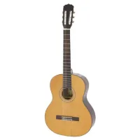 ARIA AK-25 1/2 N - классическая гитара,19 ладов.Размер: 1/2.Верхняя дека: ель. Задняя дека и обечайка: липа.Гриф: нато.Накладка грифа: палисандр.Бридж: палисандр.Мензура: 530 мм.Цвет: натуральный.