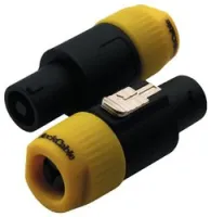 Rockcable rcl10004  кабельный разъем "speakon", 4 контакта, пластик (упаковка 5шт)