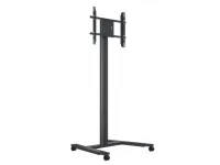 Multibrackets M5334 - Мобильная стойка для ЖК-дисплея 55"-80" (до 60 кг), алюминий, черный цвет