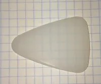 P304 Медиатор капрон для балалайки секунда, альт, мягкий, большой, Мозеръ