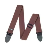 Dunlop d2701br ribbed cotton chocolate  гитарный ремень хлопковый тканый, рельефный, "шоколадный"