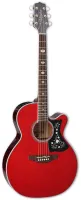 TAKAMINE GN75CE WR Электроакустическая гитара типа NEX CUTAWAY, цвет - красный, верхняя дека - массив ели, нижняя дека и обечайк