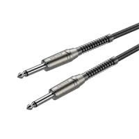 ROXTONE SGJJ100/3 (MP) Кабель инструментальный, 1x0,22mm2, D:6mm, разъемы 2x6,3 mono Jack(RJ2PP-NN), 3м