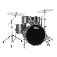 NATAL KAR-UF22-BLS ARCADIA DRUM SET UF22 PACK WITH HARDWARE BLACK SPARKLE ударная установка из 5-ти барабанов (том том 10'x8', 1