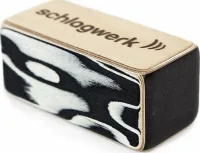 SCHLAGWERK SK30 - Шейкер "Shorty", дерево, цвет натуральный, рисунок "Black Eye"