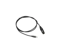 beyerdynamic WA-MC Прямой микрофонный кабель длиной 1,5 м для подключения проводных микрофонов к поясным передатчикам beyerdynamic OPUS и TG. Разъемы 4-контактый мини-XLR (F) - 3-контактный XLR (F)
