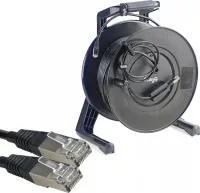 STAGG NCC50RJRL - компьютерный ethernet шнур, RJ45-RJ45, 50 метров, цвет черный