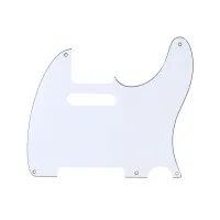 MX1410WH Защитная накладка гитары Fender Telecaster, 3 слоя, белая, Musiclily