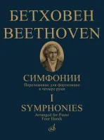 17782МИ Бетховен Л. ван Симфонии. Том 1 No1-5. Переложение для ф-но в 4 руки, издательство "Музыка"