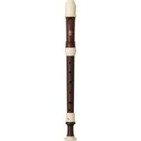 Yamaha yra-322b  блокфлейта альт, барочная апп, пластик abs, роттенбург, цвет палисандр