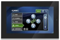 TSC-80W-G2-BK / Q-SYS 8.0” PoE Сенсорный контроллер для настенной установки / QSC