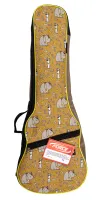 FORCE UL-13UK-T-YD (ЖЕЛТЫЙ С СОБАКАМИ) - Чехол для укулеле тенор желтый с собаками