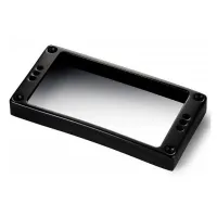 SCHALLER Pickup-Frames (арт.17020414) - рамка звукоснимателя, металл, закругленная, полированная, отделка: черный хром, размеры 89,5x45x12,8 мм, Винты и пружины включены. (Старый артикул: 1200)