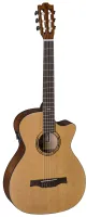 BATON ROUGE CR21C/ACE - Электроакустическая гитара с нейлоновыми струнами, 20 ладов, верхняя дека: массив кедра, задняя дека и обечайка: клён, гриф: махагон, накладка: овангкол, электроника BR-2P by Shadow, цвет натуарльный