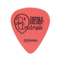 D'Andrea TNDX50 - Медиатор гитарный, Материал: делрин, Толщина: 0.50 мм, Жёсткость: мягкий, Серия: Formula Delrex, Форма: стандартная, упаковка: 12 шт