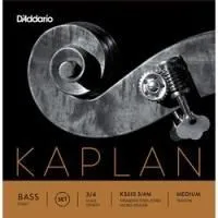 D'addario ks610 3/4m  комплект струн для контрабаса 3/4 kaplan solo, medium tension