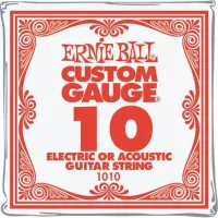 Ernie Ball 1010 струна .010 для электро и акустической гитары, без навивки