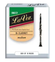 RCC10MD La Voz Трости для кларнета Bb, средние (Medium), 10шт, Rico