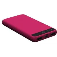 iconBIT FTB10000GT (purple) - Внешний аккумулятор (Power Bank) для зарядки мобильных устройств, 2 входа Micro USB, USB Type-C, 2 USB выхода, LED фонарь, LED индикатор заряда, емкость 10000 mAh, цвет пурпурный