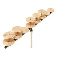 Sabian new crotale set low  кротали, набор 13 дисков, a442 hz, со стойкой