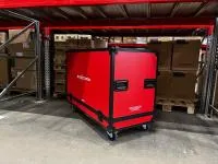 Audiocenter туровый кейс для 2-х злементов массива avanda 212a, цвет красный