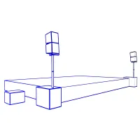 Комплект NANO PASSIVE 42 - Компактный активный массив, предназначенны для небольших залов. Устанавливается в граундстек. Используются YME N 9x2 + YME N 15B на сторону.