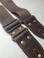 LS.P.C.001 Ремень для гитары, полиэстер, коричневый, LionStraps