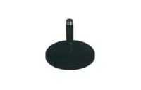 ROXTONE MS026 Black Мини-микрофонная настольная стойка, прямая: 6см., чугун, D:6,5см, , вес: 0,5кг., 20шт. в коробке размером: 43x32x19 см.