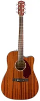 FENDER CD-140SCE ALL MAH WC электроакустическая гитара, топ - массив махогани, цвет натуральный махогани, с кейсом