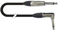 FORCE FGC-09/4,5L - Шнур гитарный Jack1/4"(M)-Jack1/4(M) угловой