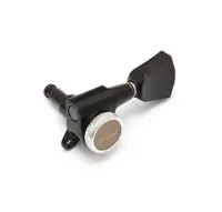 SG381-MGT-04-B-L3+R3 Колки для гитары 3+3, локовые, черные, Gotoh