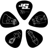 Planet waves 1cbk4-10js  медиатор joe satriani 10 шт. в упаковке, 0,71 мм