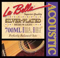La Bella 700ML - Струны для акустических гитар