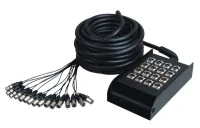 ROXTONE STB009-I50 (когда закончится см. STBN2408L50) Кабель многожильный со сценической коробкой (45x20x7см), 24 входа, 8 выходов, Вес: 24кг., 50м