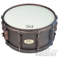 PC-CS1013 малый барабан 14"х6,5", корпус медь, литые обода с 10 отверстий c покрытием антик бронза, пластики PC Drums, натяжитель пружин тип А, фурнитура хромированная, PC drums & Percussion