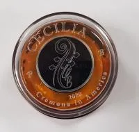 Канифоль для альта cecilia sanctus 10th anniversary viola - две формулы канифоли с разными свойствами в одном уникальном блоке, обеспечивающие оптимальный баланс для звука и контроля скрипичного смычка. стандартный размер, распределитель в комплекте