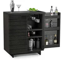 BDI Corridor Bar 5620 Charcoal Stained Ash - Тумба барная